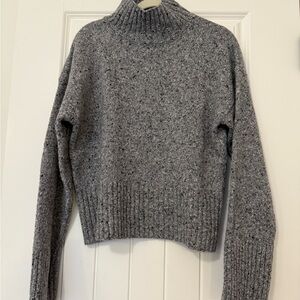 Frame Denim Charcoal Turtleneck Sweater